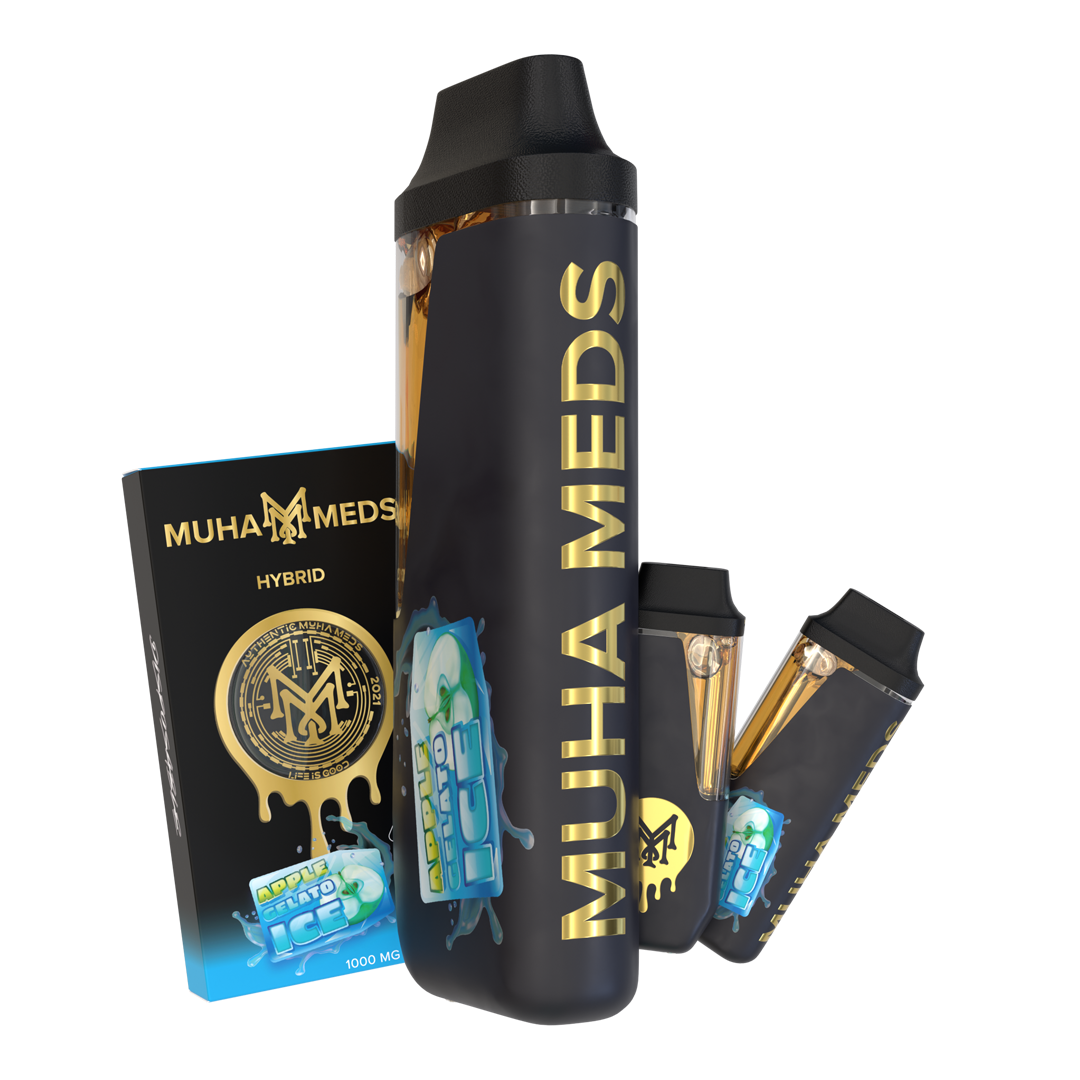 MUHA MEDS APPLE GELATO ICE | HYBRID 2000MG THC