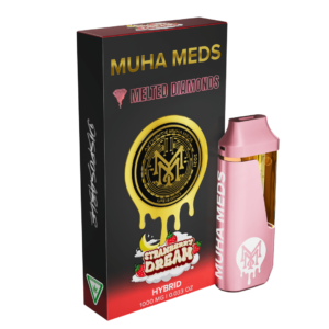 MUHA MEDS STRAWBERRY DREAM | HYBRID 1000MG MELTED DIAMONDS THC