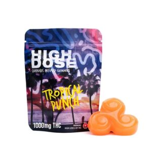1000mg THC Gummies – High Dose Tropical Punch